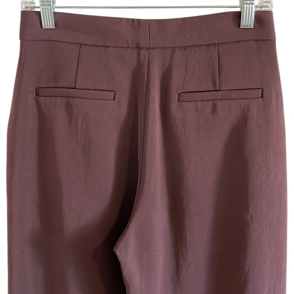 MM Lafleur The Pippa Pant Women’s Size 4 Cropped Wide‎ Leg High Rise Brown - Picture 7 of 10